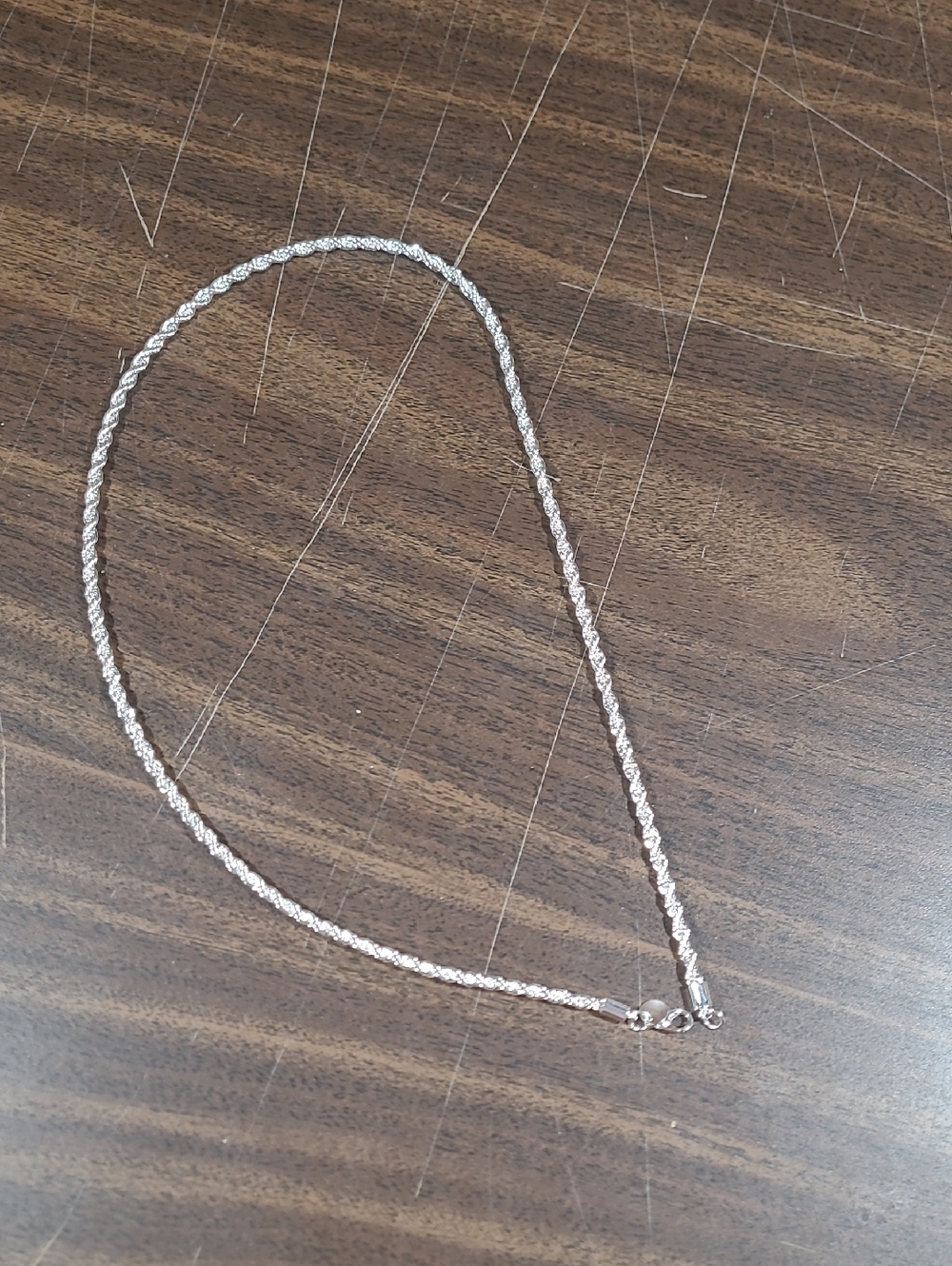 24inch women men Beautiful 925 Silver 4MM Rope Chain Necklace